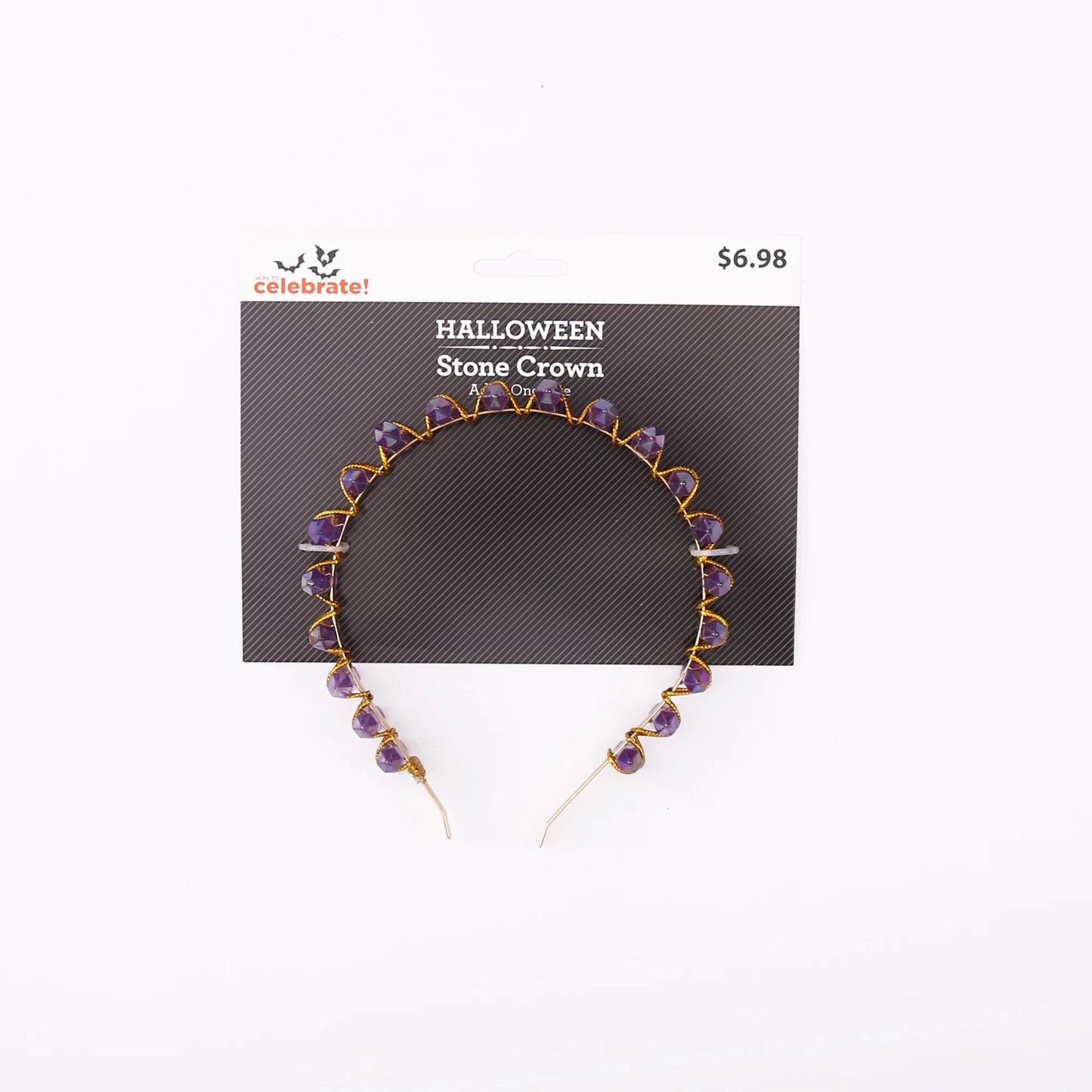 Purple Stone Crown Costume Accessory